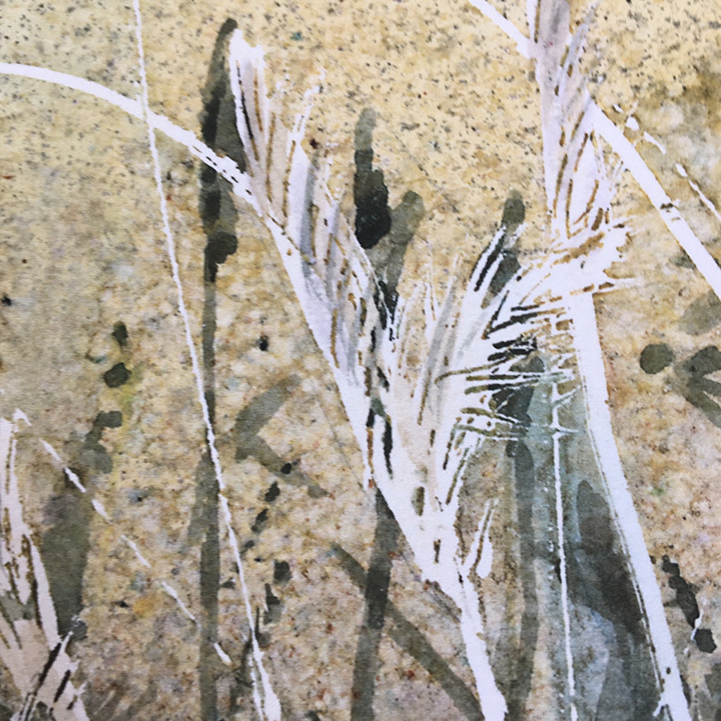 By The Sea by Helen Trevisiol Duff giclée print detail reeds