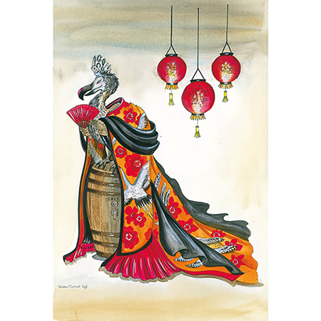 Dodo in a Kimono by Helen Trevisiol Duff